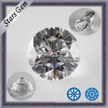 Star Cut Cubic Zirconia Gemstone pour bijoux